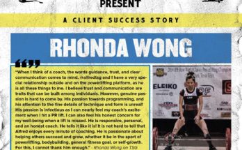 Rhonda Wong Powerlifting Success Story