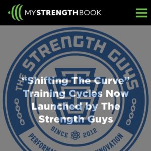 Shifting The Curve MyStrengthBook The Strength Guys Launch