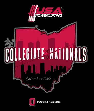 2019 Collegiate Nationals USA Powerlifting OSU