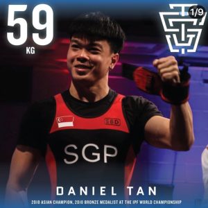 Daniel Tan 2019 IPF Worlds Team TSG Daniel Tan 2019 IPF Worlds Team TSG