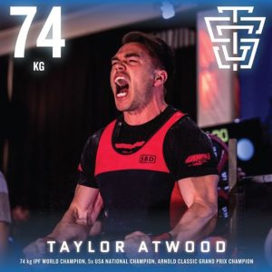 Taylor Atwood 2019 IPF Worlds Team TSG Taylor Atwood 2019 IPF Worlds Team TSG